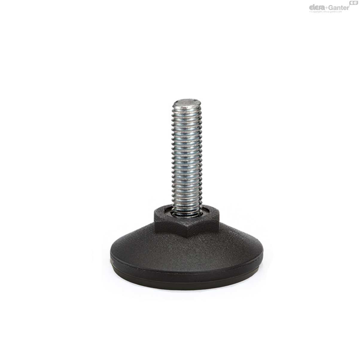 Base en acier inoxydable AISI 304 avec disque antidérapant