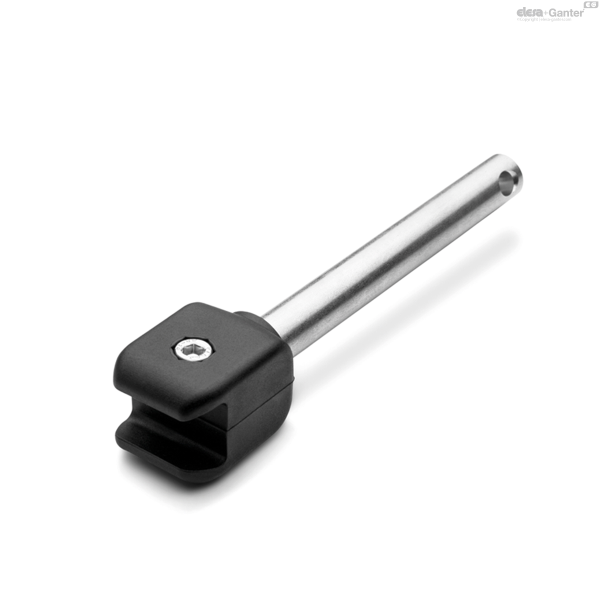 Voor trapeziumvormige geleidingen, met pen