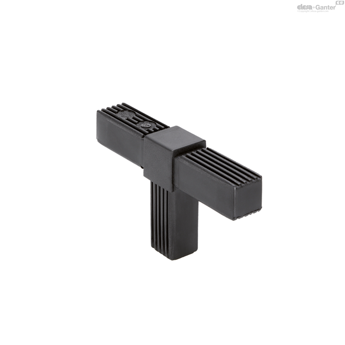 Bidimensionale driewegconnector