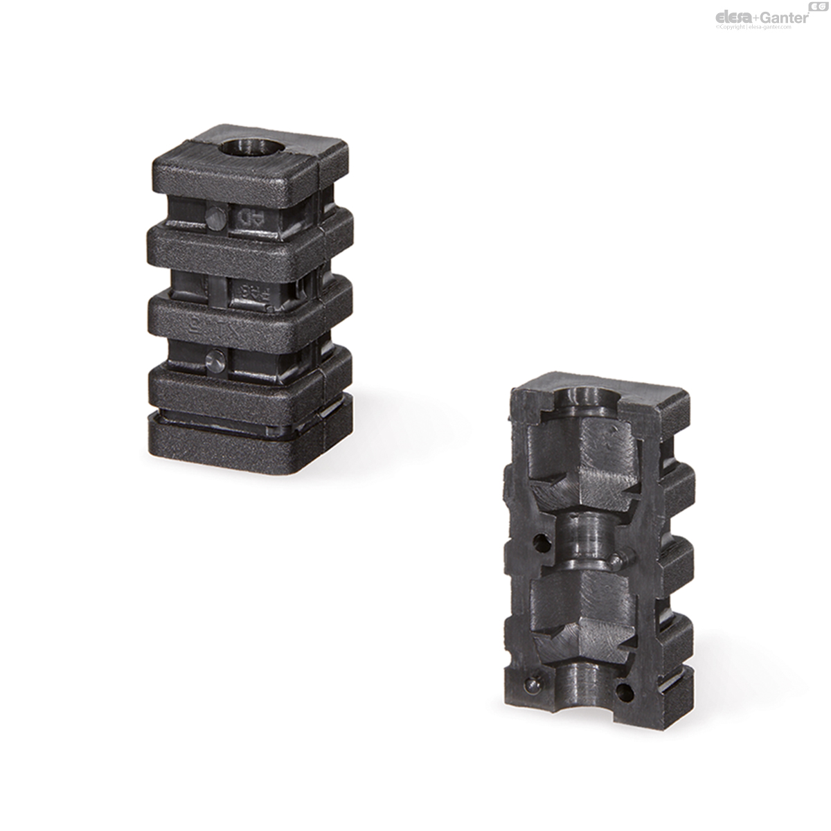 Square tube expander connectors