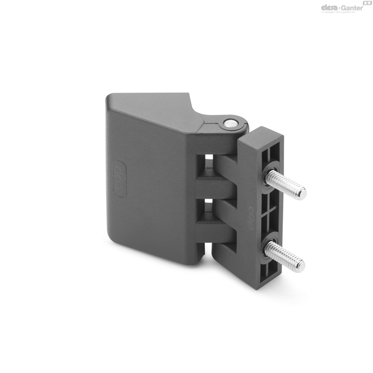 Bosses with threaded hole and threaded studs