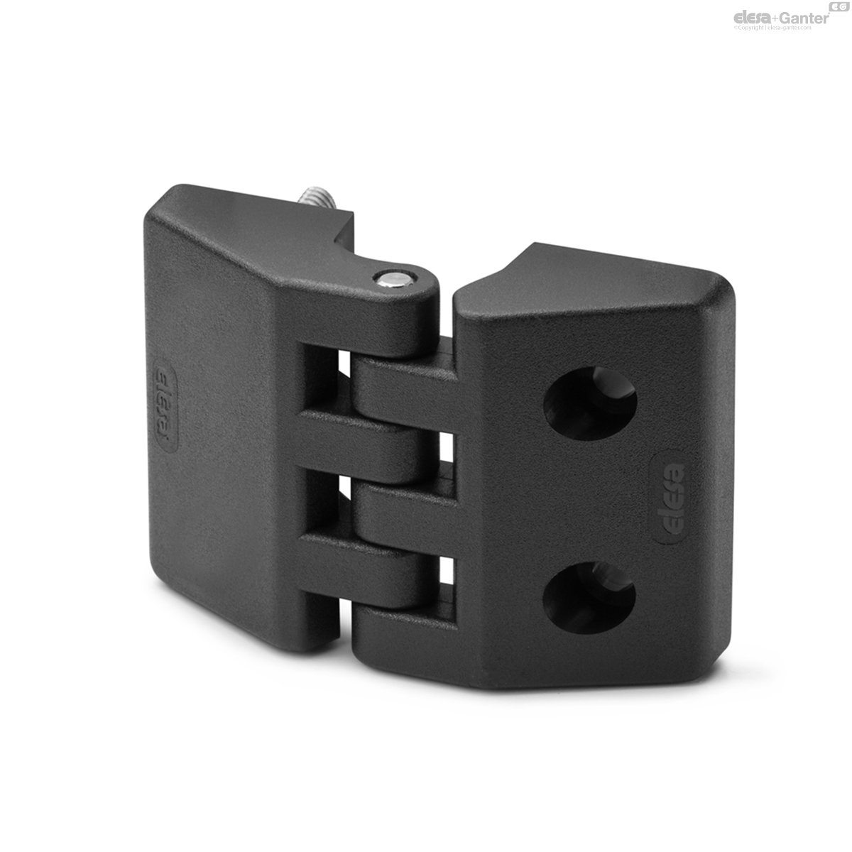 Threaded studs and pass-through holes for cylindrical head screws