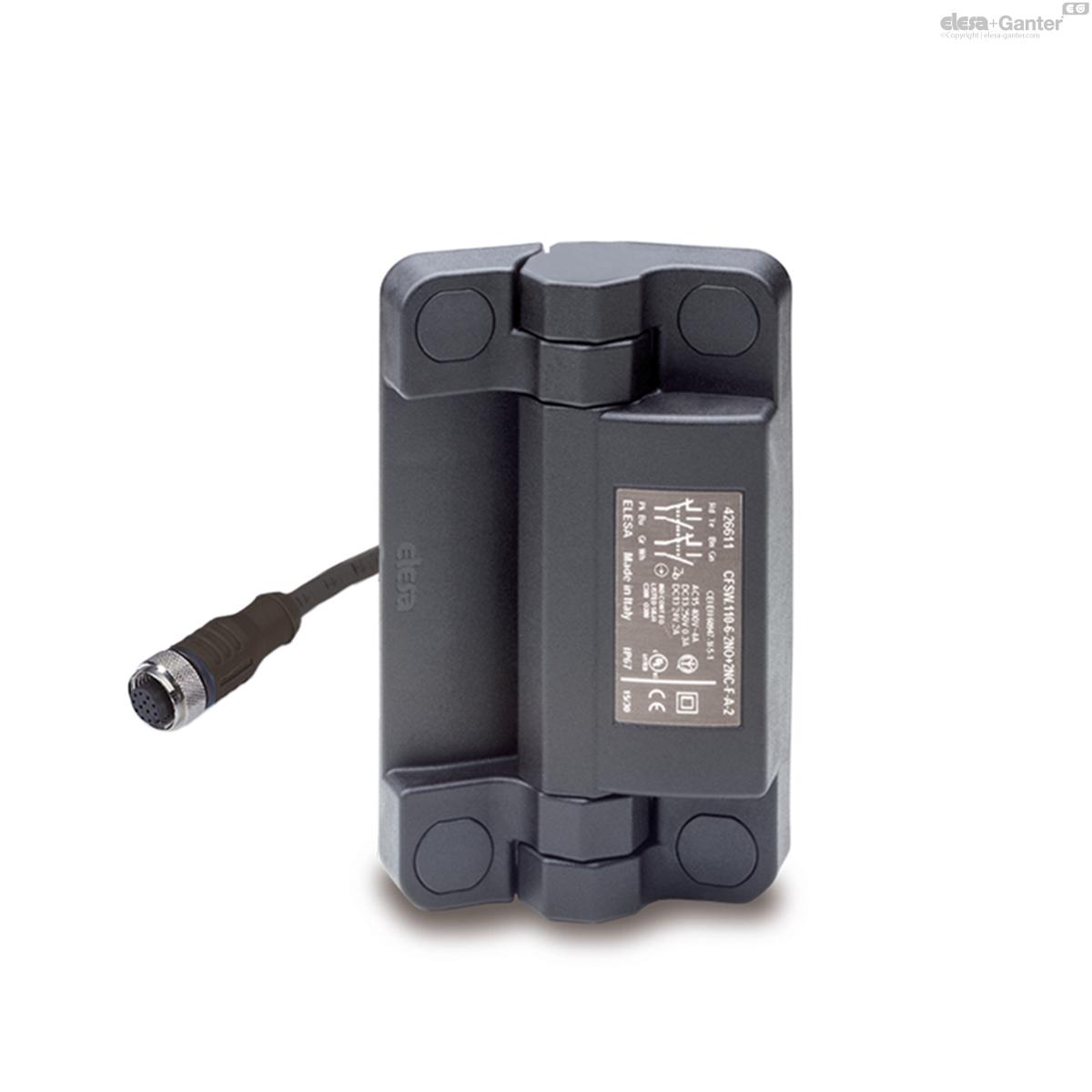0,2 m kabel, 8-polige mannelijke connector, uitgang aan de achterzijde