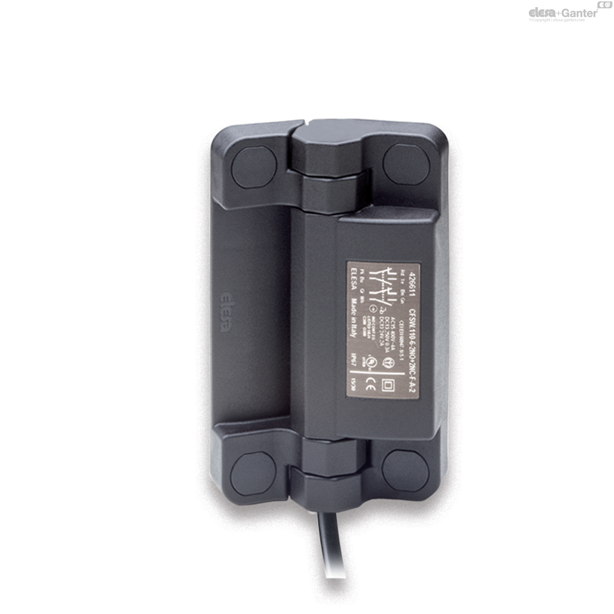 8-polige kabel, lengte 2 of 5 meter, axiale uitgang aan de onderzijde
