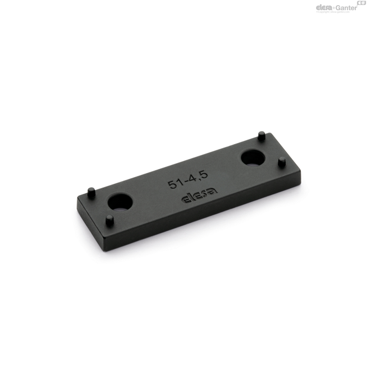 Spacer plates for hinges