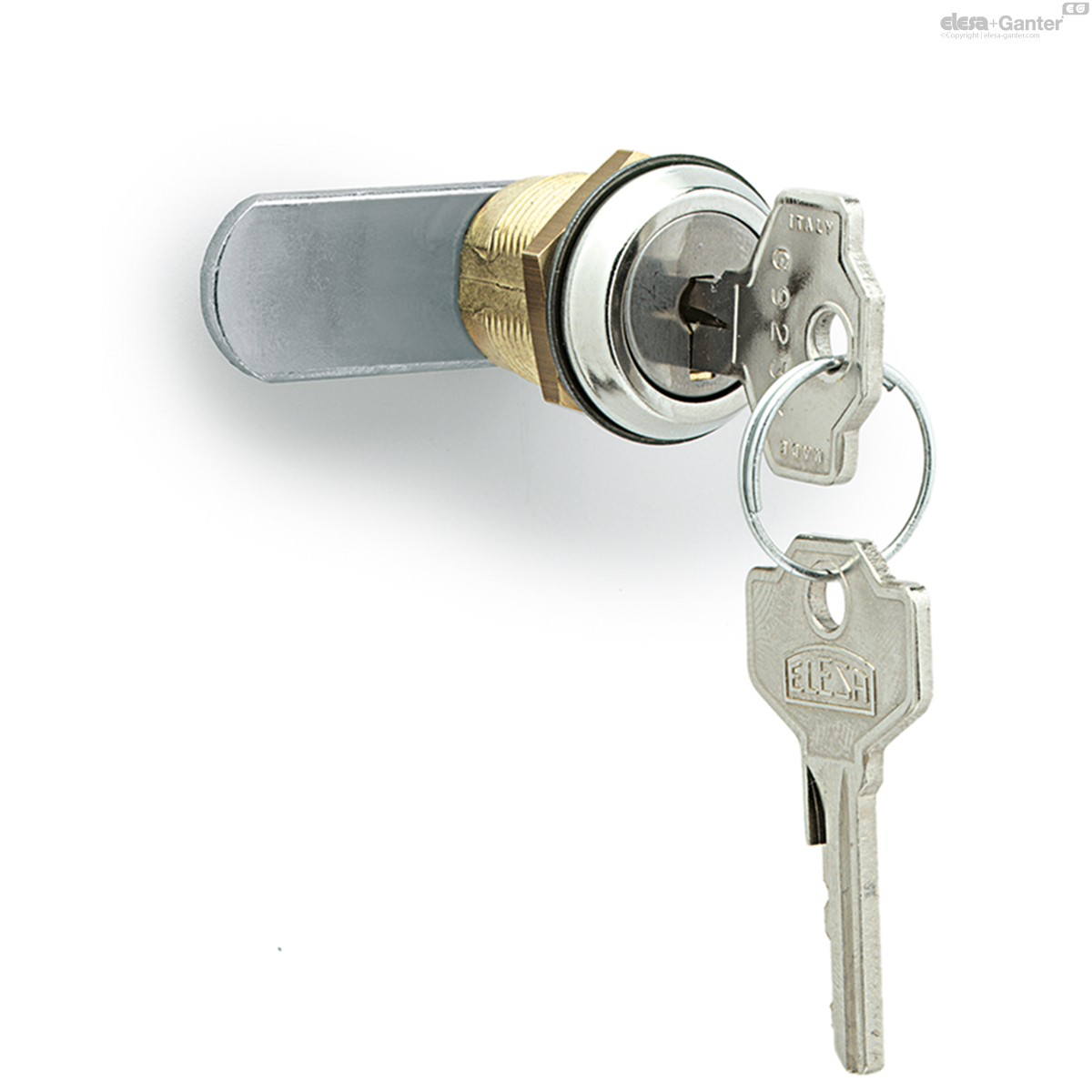 Fermetures à levier avec clé