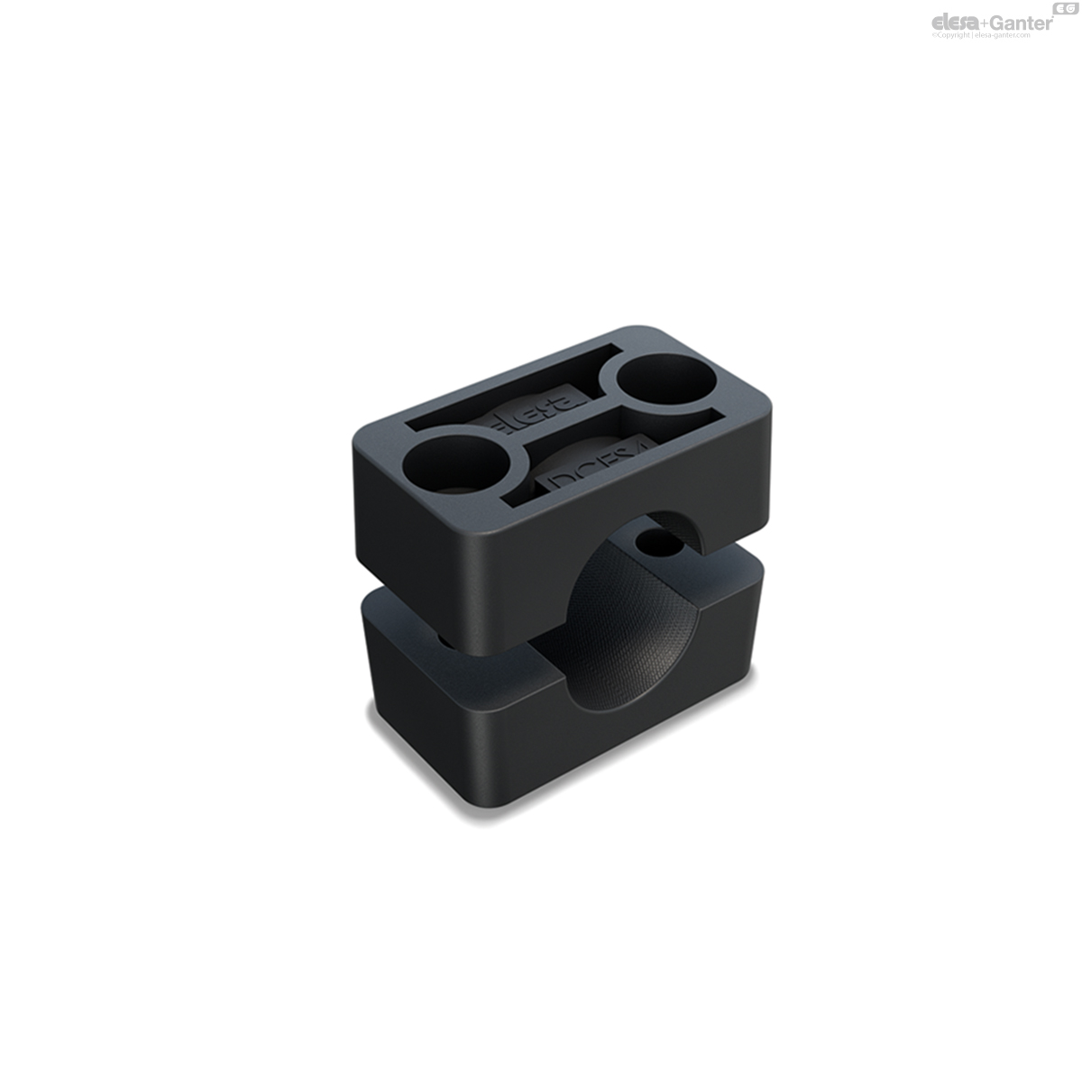 With two fastening holes