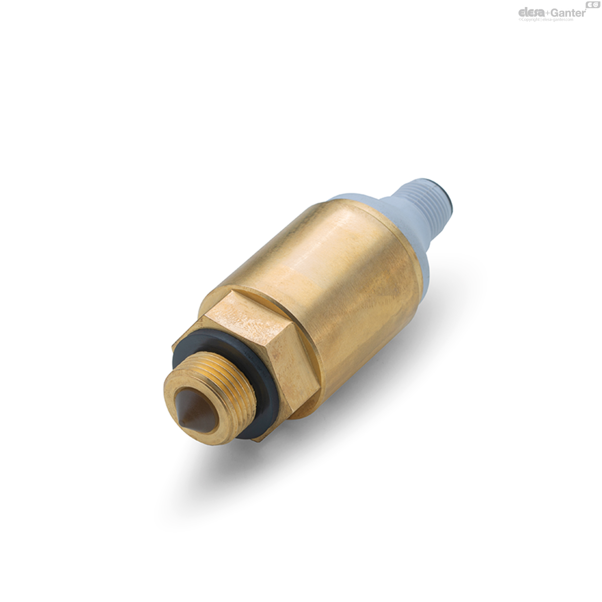 Four-pole M12x1 connector