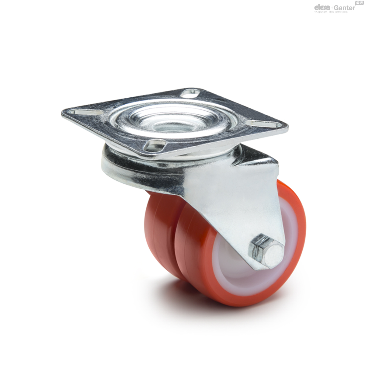 Support de plaque tournante, sans frein
