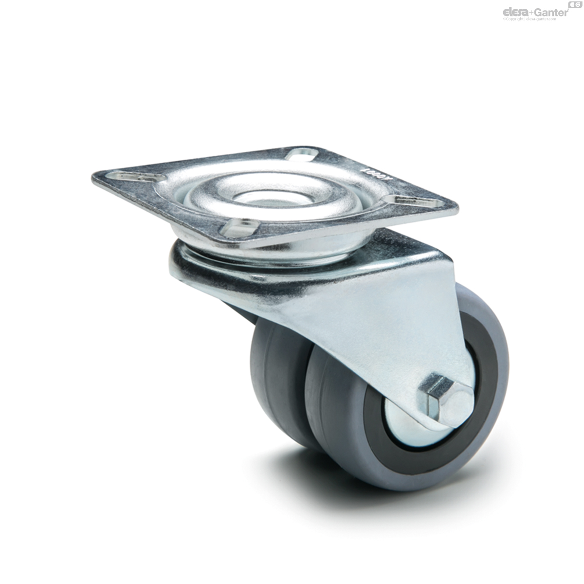 Support de plaque tournante, sans frein