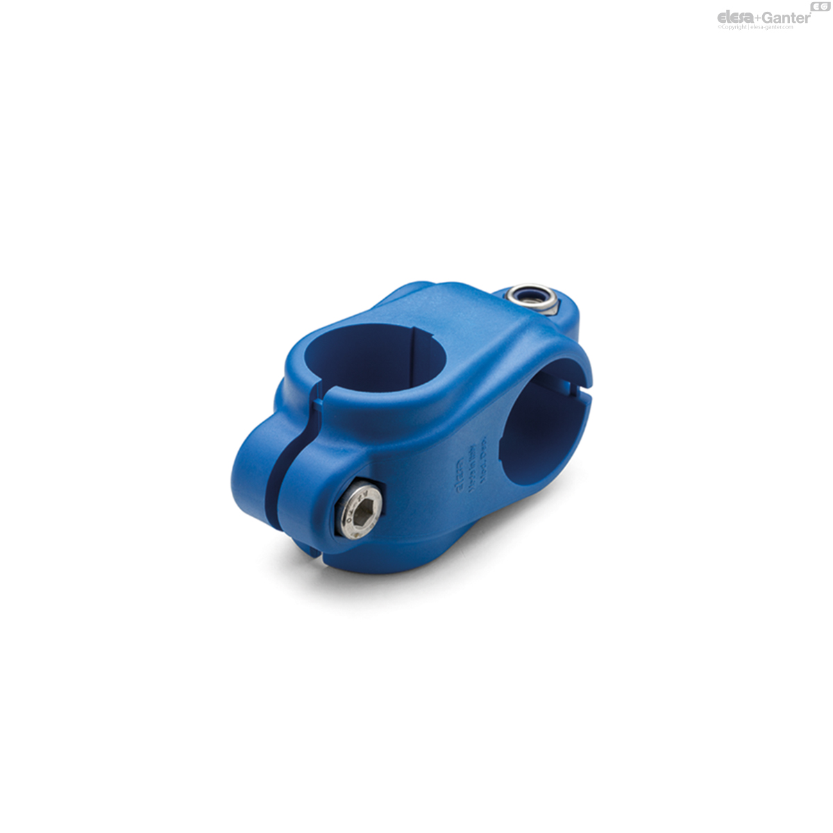 Two-way connecting clamps