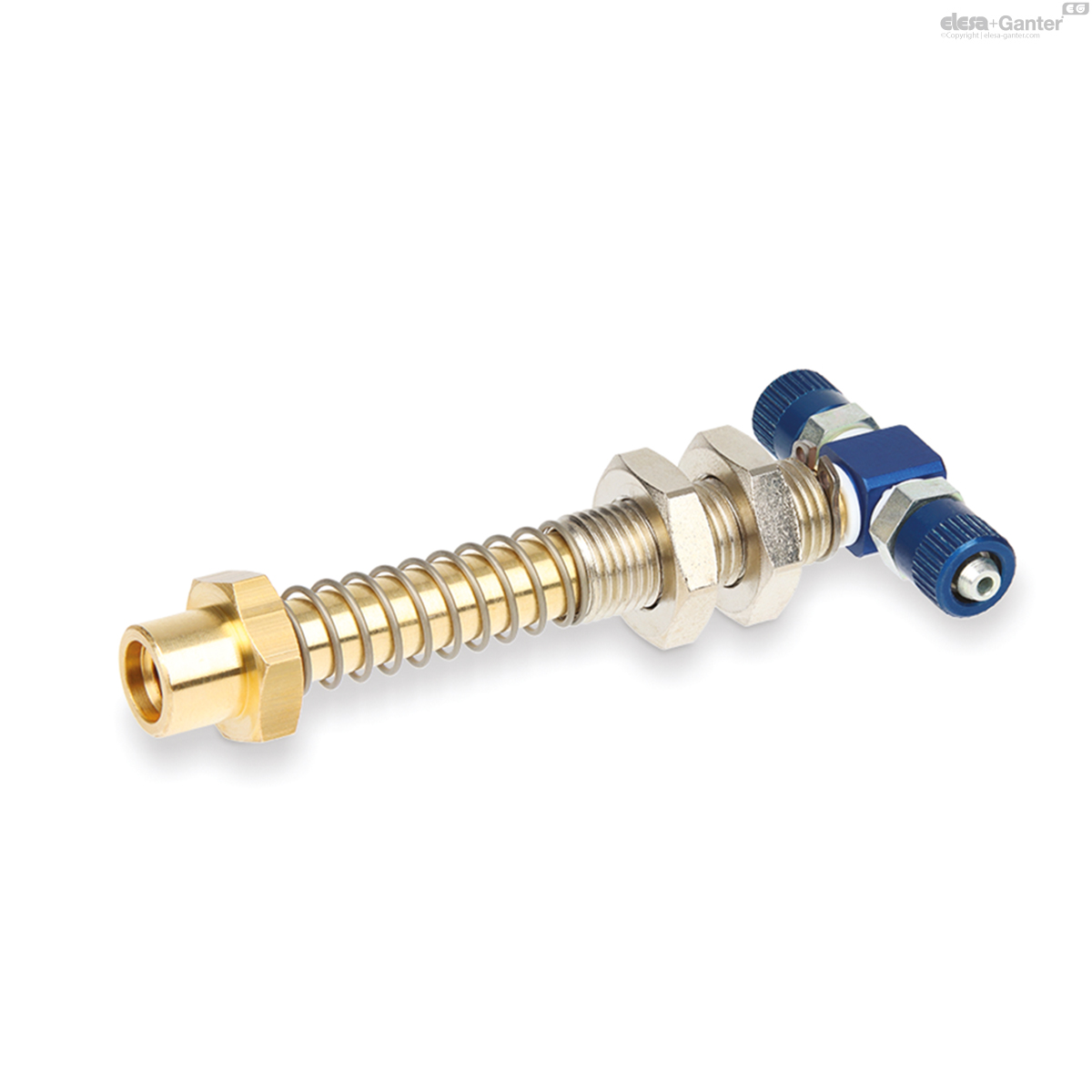 Female threaded connection and T-shaped quick fitting