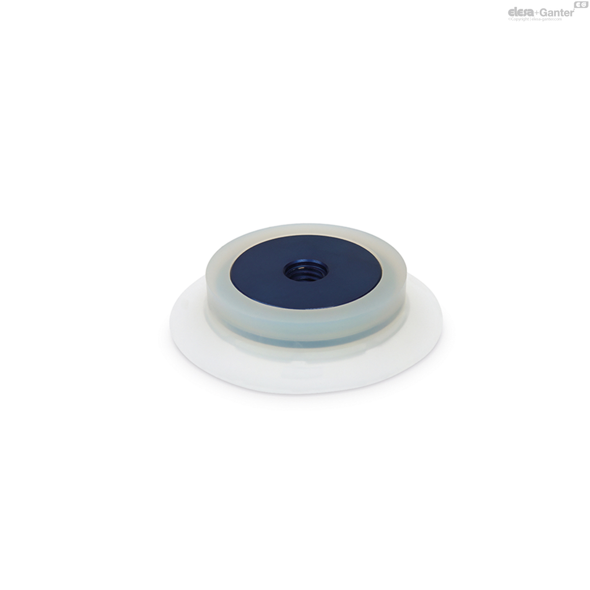 Silicone rubber, with support