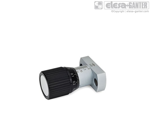 Mounting hole parallel to the spindle axle