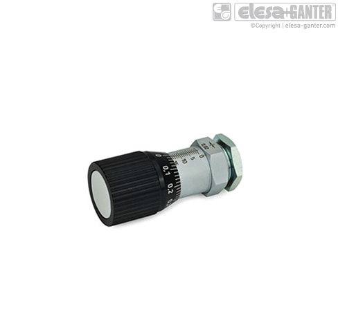 Mounting with hex head screw
