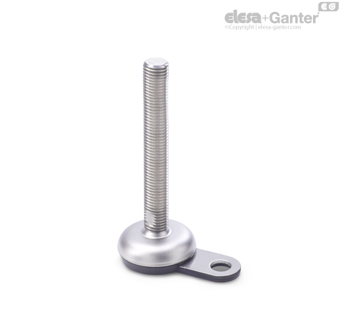 With / without nut, wrench flat at the bottom