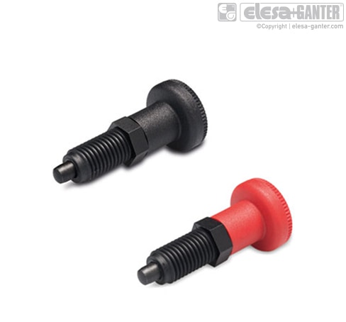 Black-oxide steel plunger, without locking nut