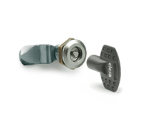 Lever latches with key