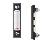 Level indicators with protection frame