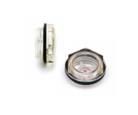 Oil level sight glass