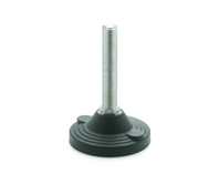 Levelling elements for ground mounting