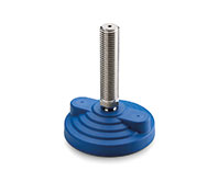 Levelling feet for ground mounting