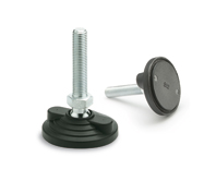 Levelling elements for ground mounting