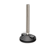 Levelling elements for ground mounting