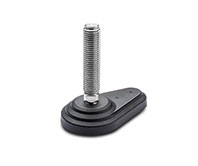 Levelling feet for ground mounting