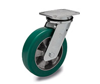Castors with bracket for heavy loads