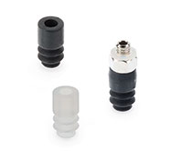 Mini bellows vacuum cups for food packaging