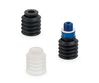 Multi-Bellows Round vacuum cups for food packaging
