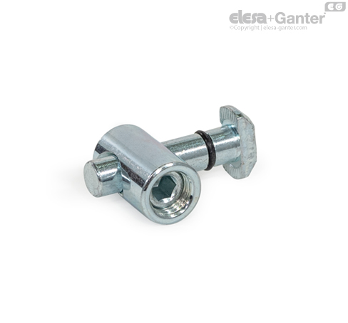 Asymmetrical mounting stud