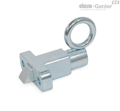 Steel, zinc plated, blue passivated