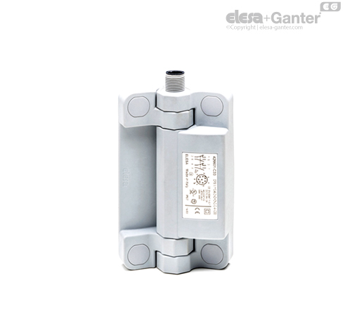 8 pole male connector, top axial output