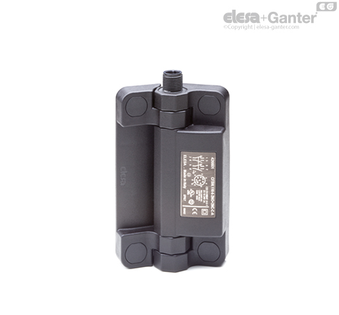 8 pole male connector, top axial output