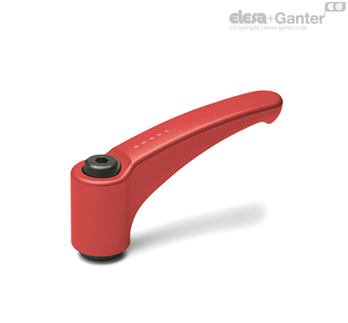 Black-oxide steel clamping element, threaded hole