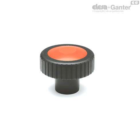 Fluted grip knobs