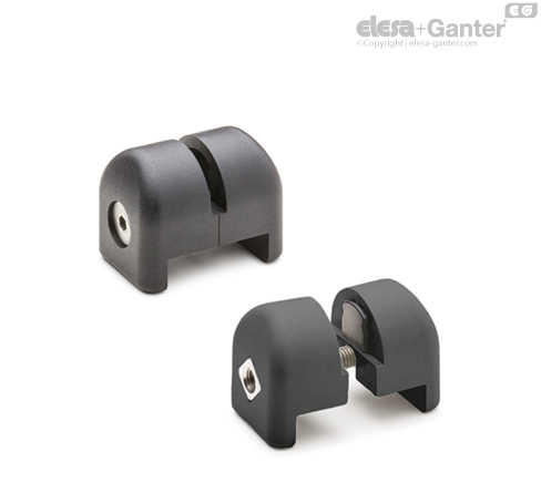 Support clamp for panels and electro-welded mesh