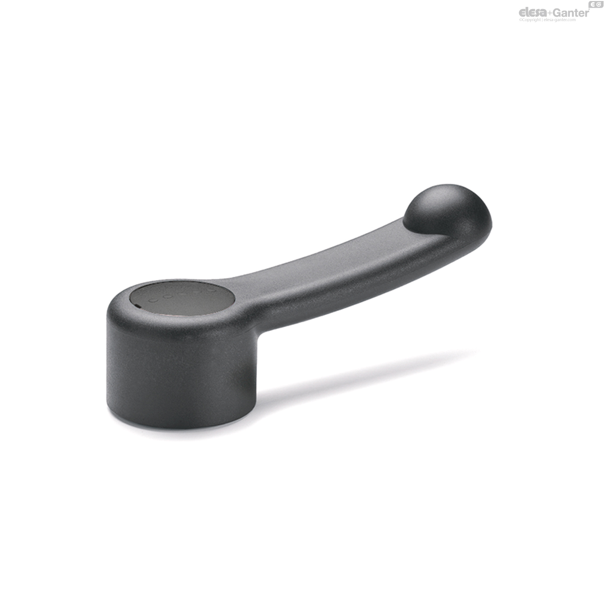 Black-oxide steel boss, cap in the Ergostyle colours