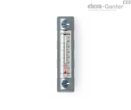 Ölstandanzeiger mit Thermometer und Schutzrahmen