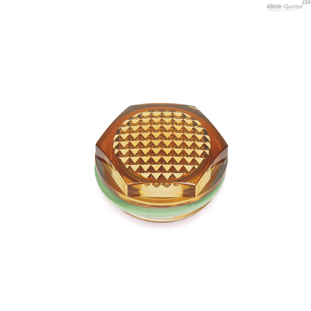 Oil level sight glasses for high temperatures