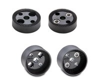Toothed clamping elements