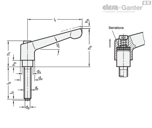 Insert steel, brass tip