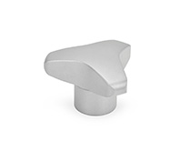 Stainless Steel-Three lobe knobs